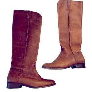 Frye Tall Cara Leather Boots size 8
